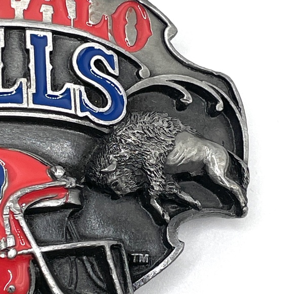 Vintage Buffalo Bills 1987 Limited Edition Belt Buckle Siskiyou Buckle Co Signed - Picture 5 of 13